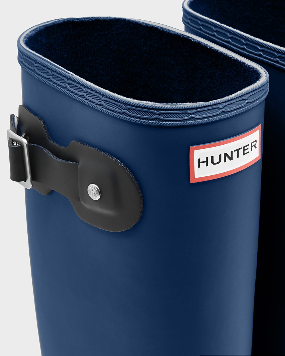 Hoge Regenlaarzen Dames - Hunter Original Tour Foldable - Donker Blauw - 30DEPQCMZ